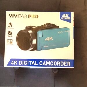 New Vivitar Pro 4K Ultra HD Digital Camera Teal